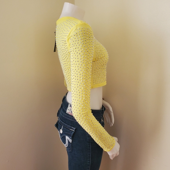 Fashion Nova Doing Too Much Stud Tee Medium - Picture 3 of 6